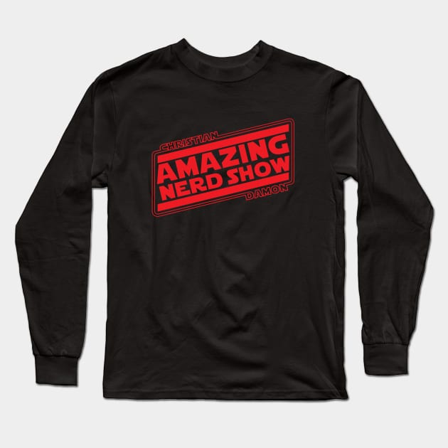 The Amazing Nerd Show Long Sleeve T-Shirt by The Amazing Nerd Show 